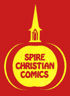 The Spire Christian Comics logo